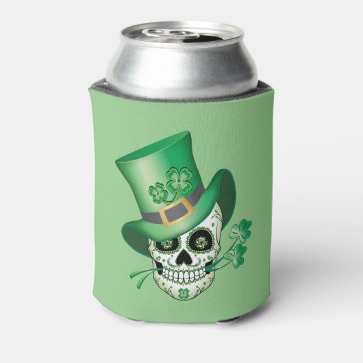 Irish Sugar Skull Blikjeskoeler (Blikje Achterkant)