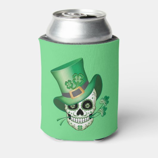 Irish Sugar Skull Blikjeskoeler (Blikje Achterkant)