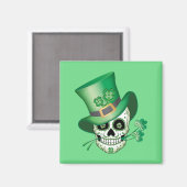 Irish Sugar Skull Magneet (Voorkant / Achterkant)