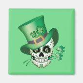 Irish Sugar Skull Magneet (Voorkant)