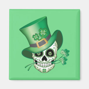 Irish Sugar Skull Magneet