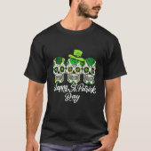Irish Sugar Skulls Paddys St Patricks Day Calavera T-shirt (Voorkant)