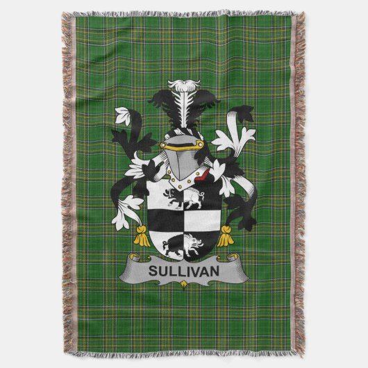 Irish Sullivan of O_Sullivan (Beare) Wapen Deken (Voorkant Verticaal)