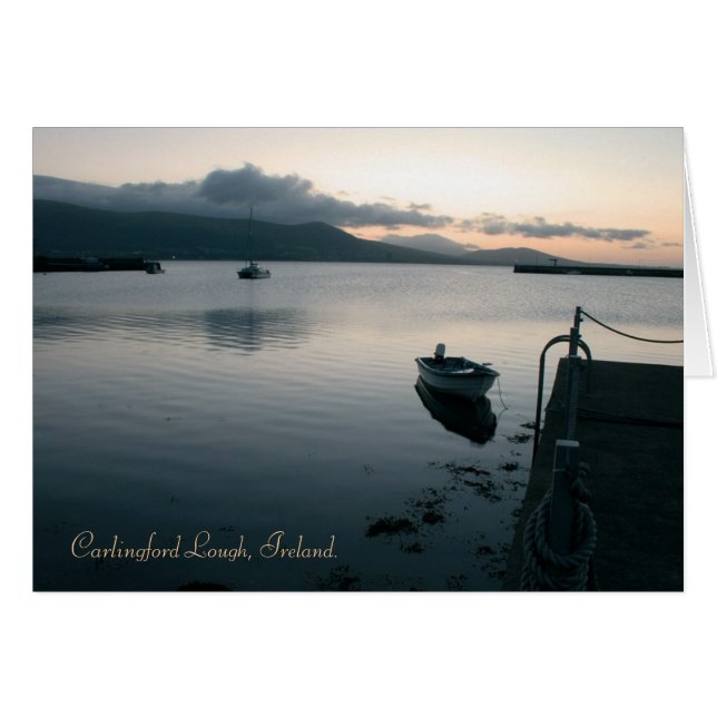 Irish Sunset: Carlingford Lough (Voorkant Horizontaal)