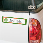 Irish Superpower Funny Bumpersticker (Op Truck)