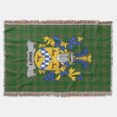 Irish Swift Coat of Arms Family Crest Ireland Deken (Voorkant)