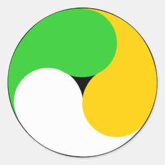 Irish Swirl Ronde Sticker