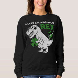 Irish T Rex Dinosaur C Aurus Funny St Patrick's D Trui