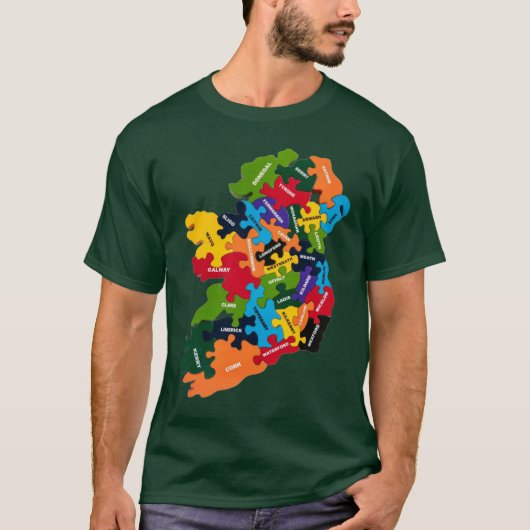 Irish T-Shirt, Ierland T-shirt (Voorkant)
