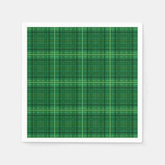 Irish Tartan Paper Party servetten (Voorkant)