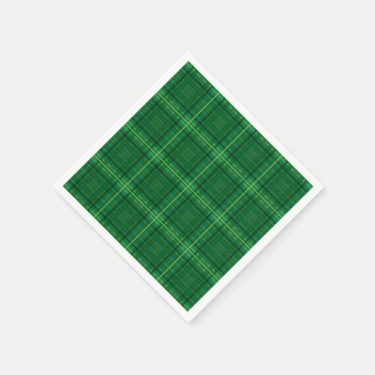 Irish Tartan Paper Party servetten (Hoek)
