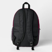 'Irish Tartan' Pattern Backpack  Bedrukte Rugzak (Achterkant)