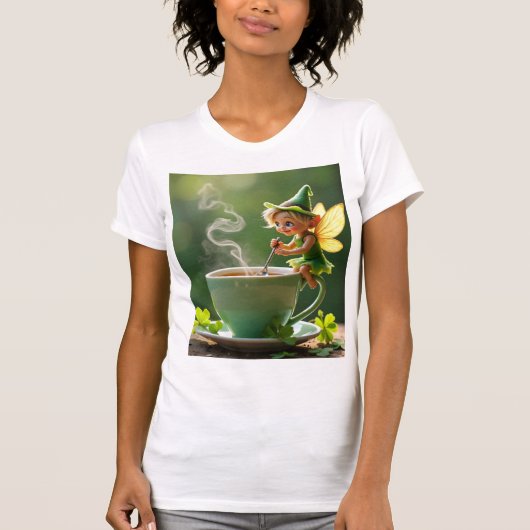Irish Tea Fairy T-Shirt (Voorkant)