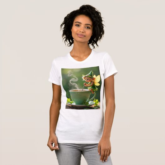 Irish Tea Fairy T-Shirt (Voorkant volledig)