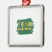 Irish Team Shamrock Metalen Ornament (Links)