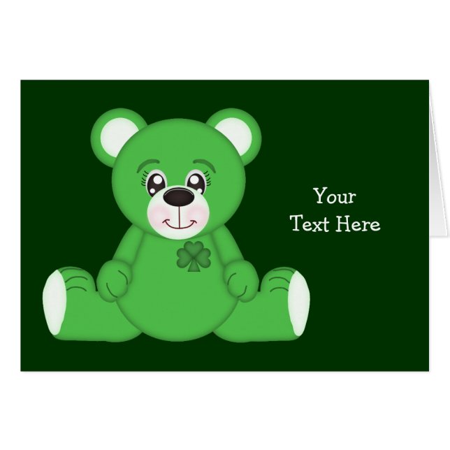 Irish Teddy Bear (Voorkant Horizontaal)