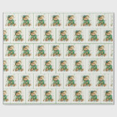 Irish Teddy Bear Cadeaupapier (Vlak)