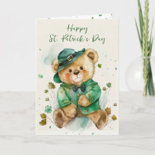 Irish Teddy Bear Kaart