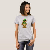 Irish Teddy Bear T-Shirt (Unisex) (Voorkant volledig)
