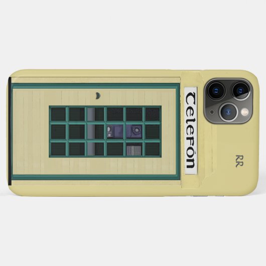 Irish Telephone Box Hoesje (Achterkant (horizontaal))