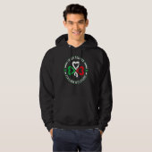 Irish Temper Italy Attitude St Patrick's Day Hoodie (Voorkant volledig)
