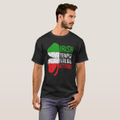 Irish Temper Italy Attitude St Patrick's Day Sha T-shirt (Voorkant volledig)