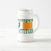 Irish Temper Jersey Attitude Beer Stein Bierpul (Voorkant rechts)