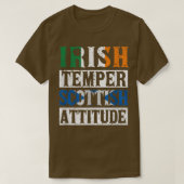 Irish Temper Scottish Attitude St Patrick's Day SC T-shirt (Design voorkant)