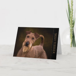 Irish Terrier Blank Wenskaart Kaart