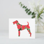 Irish Terrier Briefkaart (Staand voorkant)