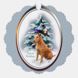 Irish Terrier Christmas Gifts Ornament Kaart