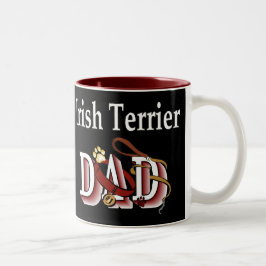 Irish Terrier Dad Gifts Tweekleurige Koffiemok
