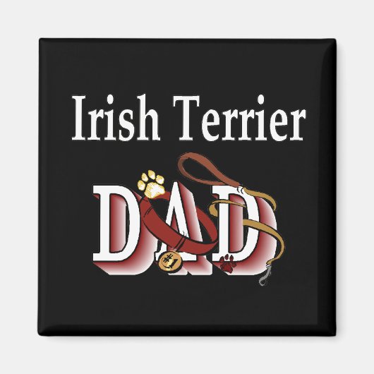 Irish Terrier dad Magnet (Voorkant)