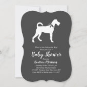 Irish Terrier Dog Baby shower Gender Neutral Kaart (Voorkant)