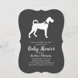 Irish Terrier Dog Baby shower Gender Neutral Kaart