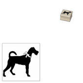 Irish Terrier Dog Puppy Rubberstempel (Gestempeld)