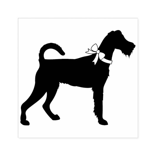 Irish Terrier Dog Puppy Rubberstempel (Afrduk)