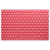 Irish Terrier Dog Silhouette Pet Red Stof (Fat Quarter)