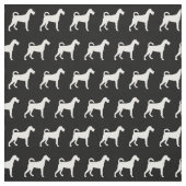 Irish Terrier Dog Silhouette Pet Stof (Swatch)