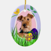 Irish Terrier Easter Ornament (Voorkant)