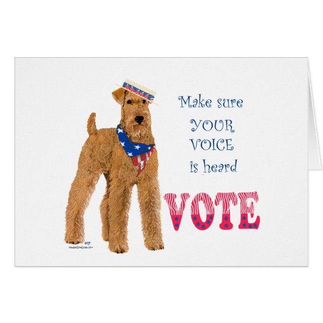 Irish Terrier Elections (Voorkant Horizontaal)