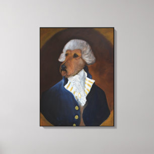 Irish Terrier "Gentleman" Canvas Afdruk