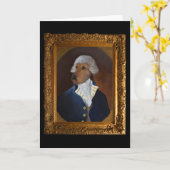 Irish Terrier "Gentleman"-schilderkunst Kaart (Gele Bloem)