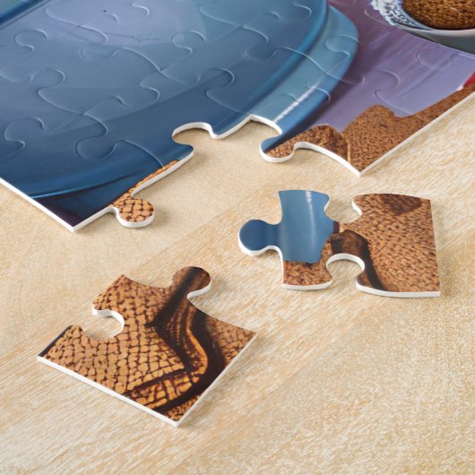 Irish Terrier Holiday Baking: feestelijke kerstdag Legpuzzel (Zijkant)