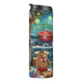 Irish Terrier Holiday Baking: feestelijke kerstdag Thermosbeker (Geroteerd rechts)