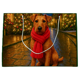 Irish Terrier Holiday Groot Cadeauzakje