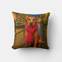 Irish Terrier Holiday  Kussen
