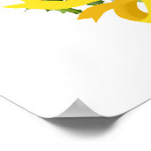 Irish Terrier Holly Wreath Poster (Hoek)