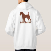 Irish Terrier Hoodie (Achterkant)