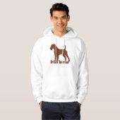 Irish Terrier Hoodie (Voorkant volledig)